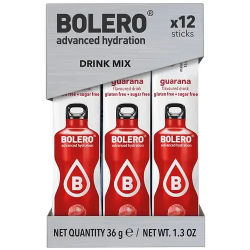 Bolero Drink Mix 12 Sachets - Guarana