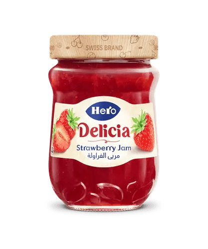 Hero Delicia Natural Strawberry Jam 350g