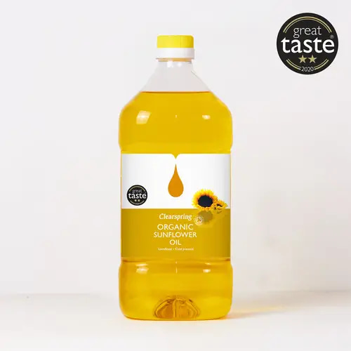 زيت دوار الشمس العضوي زيت قلي 2لتر كليرسبرنق