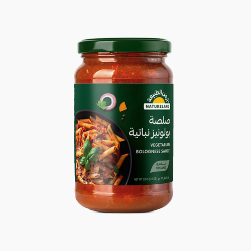 صلصة بولونيز نباتية 350 جم عضوي ارض الطبيعة