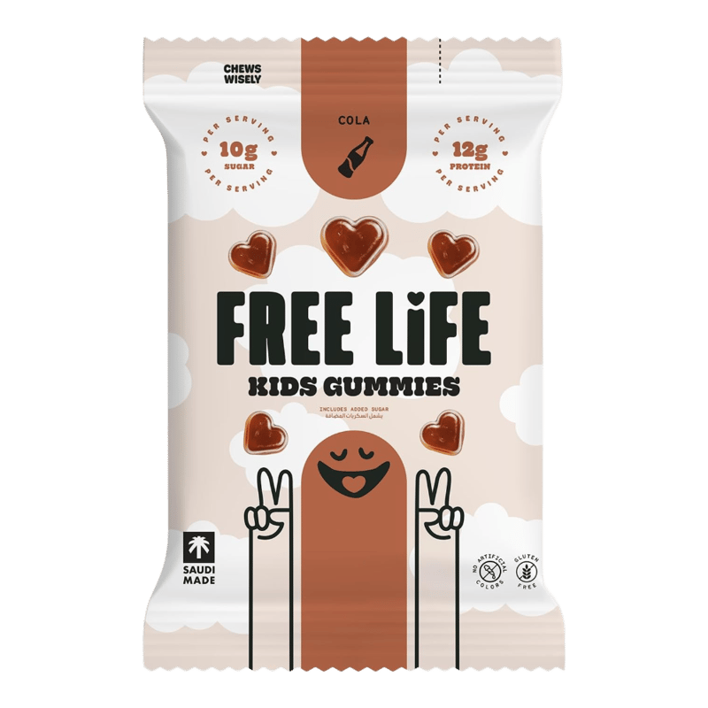 Free Life Kids Gummies Cola 34g