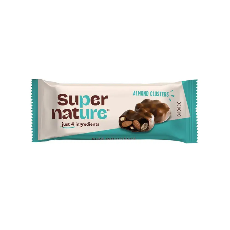 Super Nature Vegan Chocolate Cluster Almonds 34g