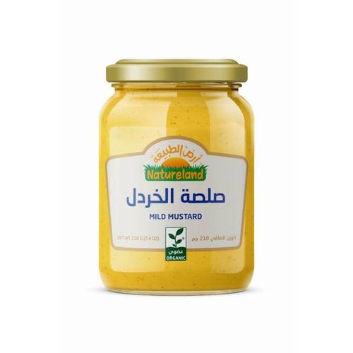 صلصلة الخردل عضوي 210جم أرض الطبيعة