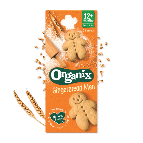 Organix Organic Ginger Biscuits 15pcs – 12+ Months