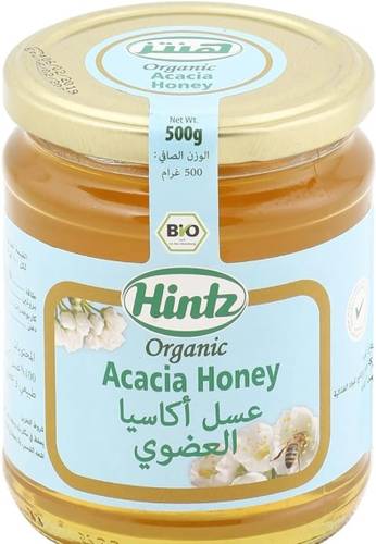 Hentz Organic Pure Acacia Honey 500g