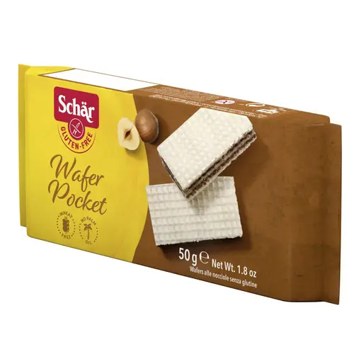Schar Hazelnut Wafer Pocket 50g