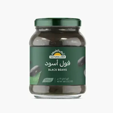فول أسود عضوي 350 جم أرض الطبيعة