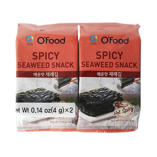 Chungjungone Spicy Seaweed Snack 2*4g