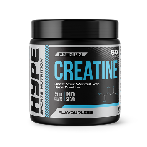 هايب كرياتين 300جم  HYPE Creatine 60حصة - 5جم كرياتين مونوهيدرات - بدون نكهة