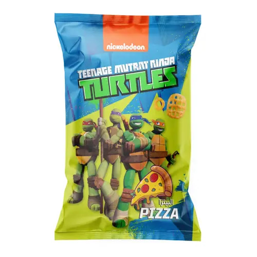 Nickelodeon Ninja Turtles Pizza Flavoured Chips 25g