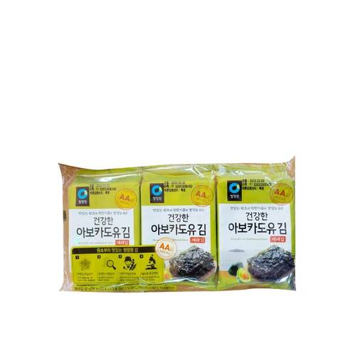 O'Food Seasoned Seaweed Snack with Avocado Oil 3×4g
