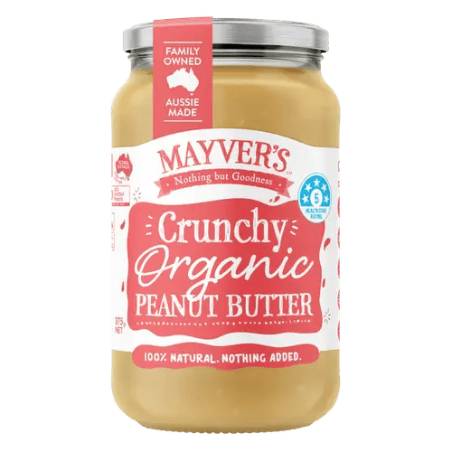 Mayver's Organic Crunchy Peanut Spread 375g