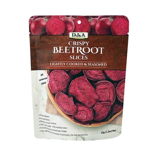 DJ&A Crunchy Beetroot Chips 35g