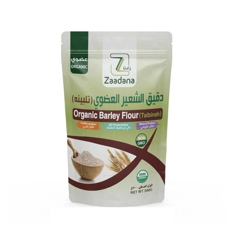 Zadna Organic Barley Flour (Talbeenah) 500g