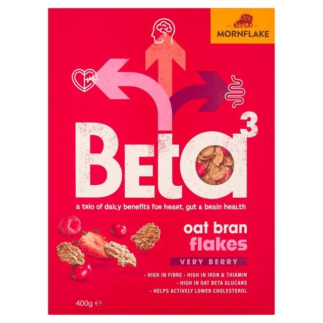 Mornflake Oatbran Flakes Very Berry 400g