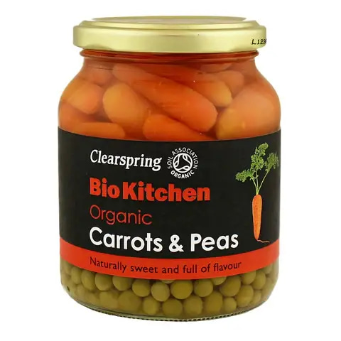 Organic Peas & Carrots 350g Clearspring