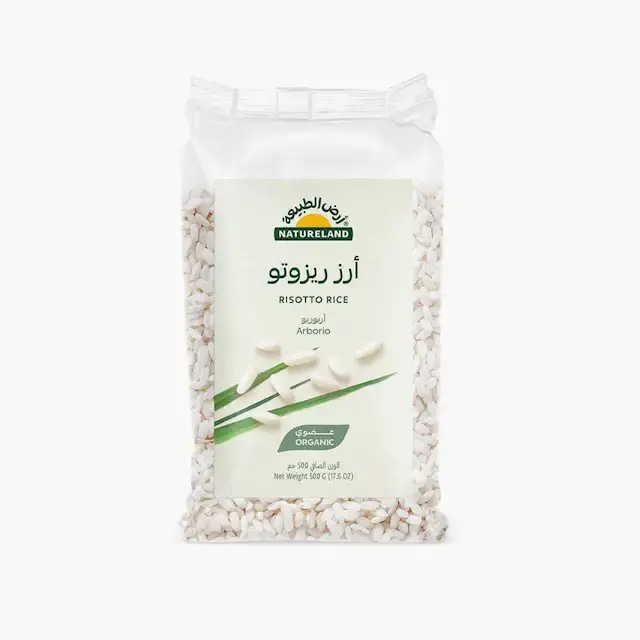 أرز ريزوتو - أربوريو 500جم عضوي ارض الطبيعة