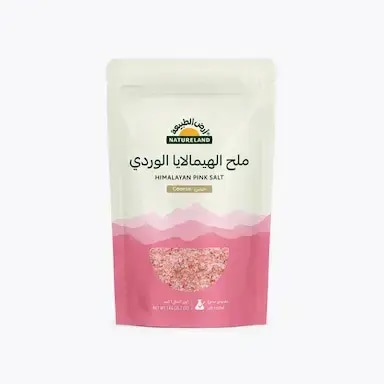 Organic Pink Himalayan Salt Coarse 1kg Natureland