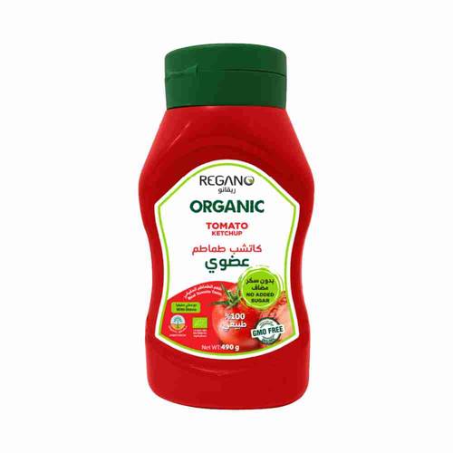 Regano Organic Tomato Ketchup 490g – No Added Sugar