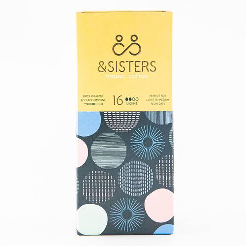 &Sisters Applicator Tampons – Light (16s)
