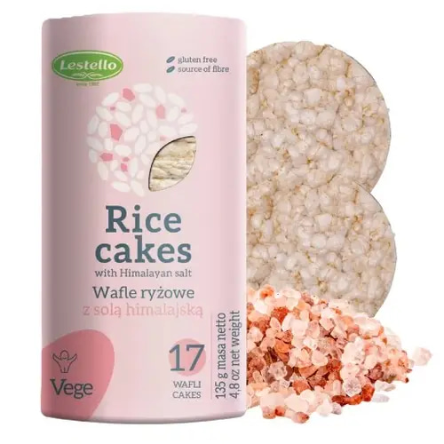 Lestello Rice Cakes Himalayan Salt 17pcs 135g