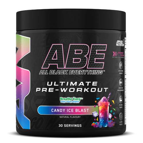 ABE All Black Everything - Extremely Potent Pre-Workout Powder 30srv - Candy Ice Blast