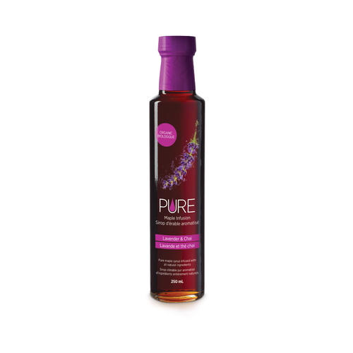 PURE MAPLE INFUSION: LAVENDER & CHAI MAPLE SYRUP - 250ML