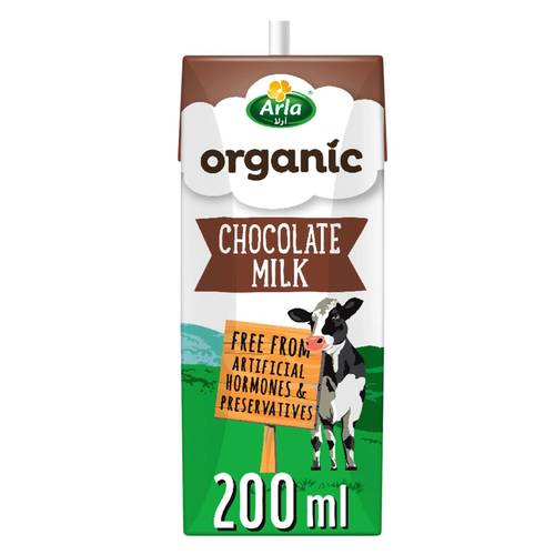 Arla Organic Chocolate Milk 200ml