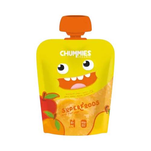 Chummies Organic Baby Meal 6M+ Apple, Mango, Orange & Quinoa 90g