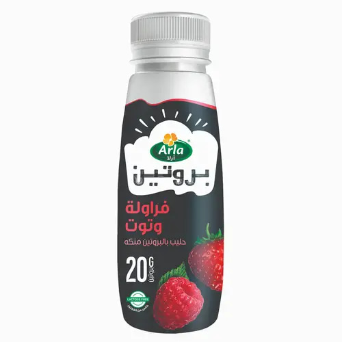 Arla Protein Shake 20g Protein 250ml – Strawberry & Raspberry
