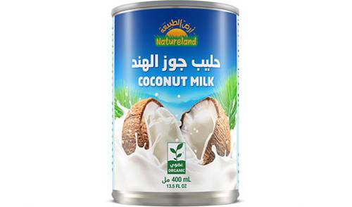 حليب جوز الهند 400مل أرض الطبيعة