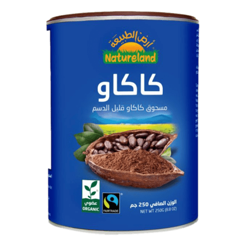 Natureland Cacao Powder low Fat 250g