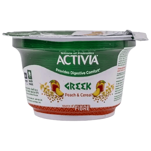 Activia Greek Yogurt with Peach & Grains 150g