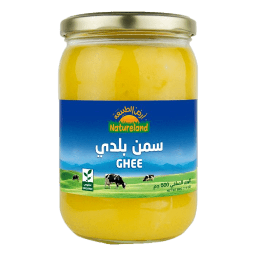 سمن بلدي عضوي خالي اللاكتوز 500 جم أرض الطبيعة