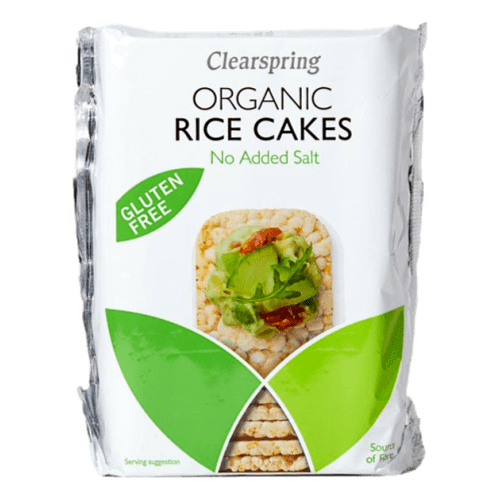 Clearspring Organic Rice Cakes No Sal 130g