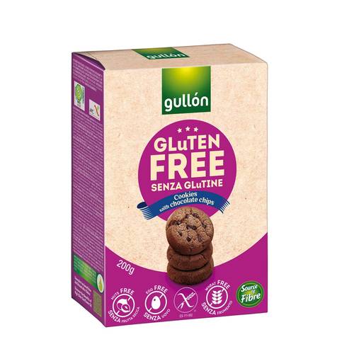 Gullon Gluten-Free Cookies with Chocolate Chips 200g