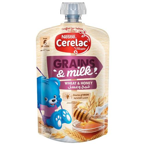 Cerelac Baby Food Wheat & Honey 6 Months 110g - Wheat & Honey