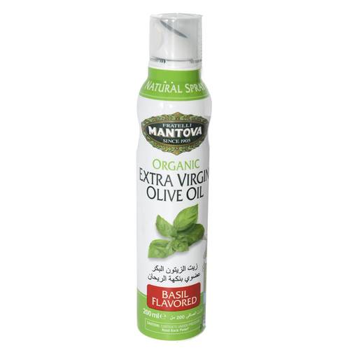 Mantova Organic Basil Olive Oil Spray 200ml