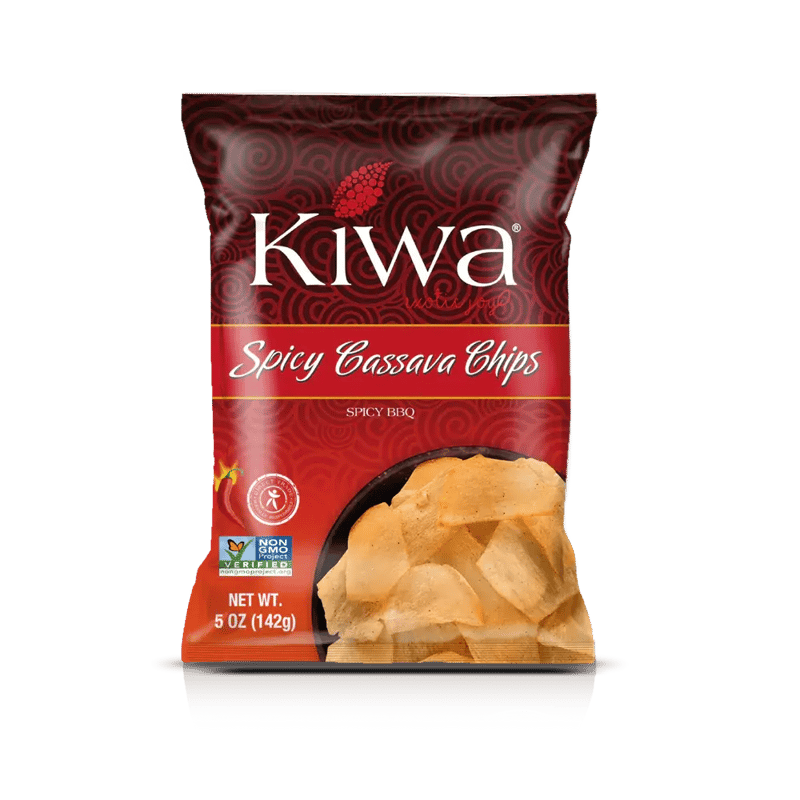 Kiwa Spicy Bbq Cassava Chips 142G