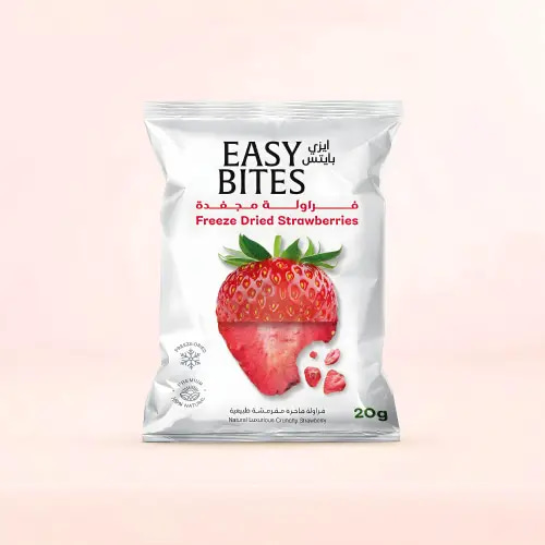 Easy Bites Freeze-Dried Strawberry - No Added Sugar - 20g