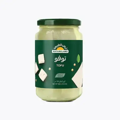 توفو عضوي 500 جم أرض الطبيعة