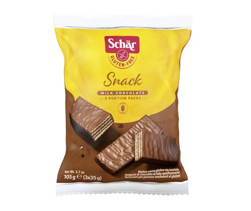 Schar Gluten Free Snack Chocolate Bar - 105g