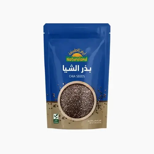 بذر الشيا عضوي 250 جم أرض الطبيعة