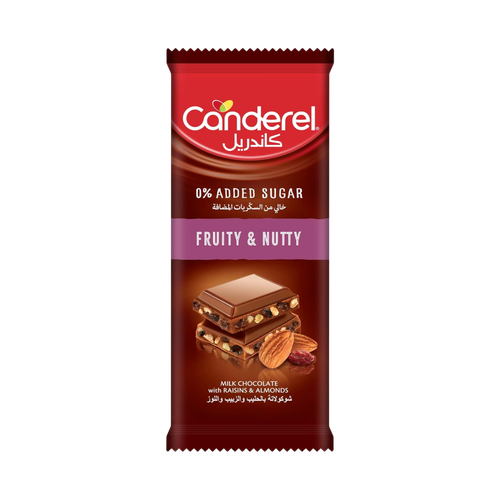 Canderel Fruits & Nuts Chocolate 100Gm