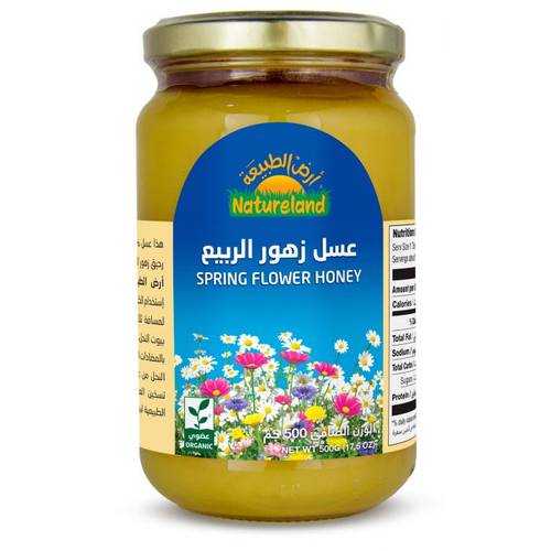 عسل زهور الربيع أرض الطبيعة 500 جم أرض الطبيعة