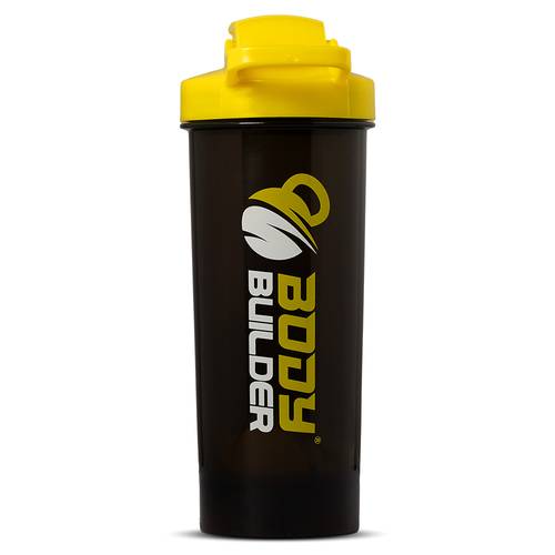 Body Builder Shaker, Black-Yellow, 700ml