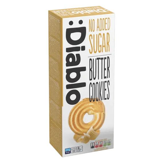 Diablo Sugar Free Diablo Butter Cookies 135g