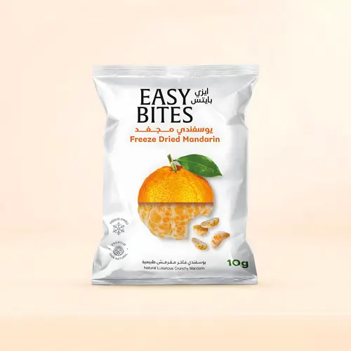 Easy Bites Freeze-Dried Tangerines - No Added Sugar - 10g