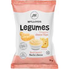 Mclloyds Organic red lentil puffs 35g - Nacho Cheese