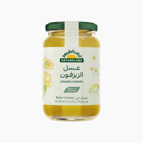 عسل الزيزفون 500جم عضوى أرض الطبيعة